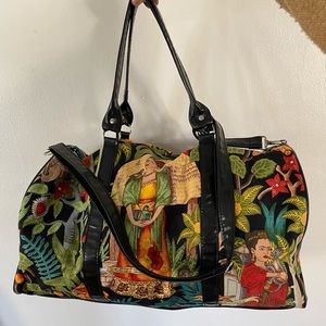 Frida Kahlo Print Duffel Bag Sports Bag Travel Bag Etsy Excellent Condition!